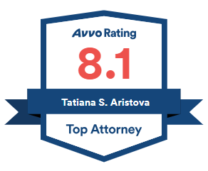 Avvo Rating 8.1 Tatiana S. Aristova Top Attorney